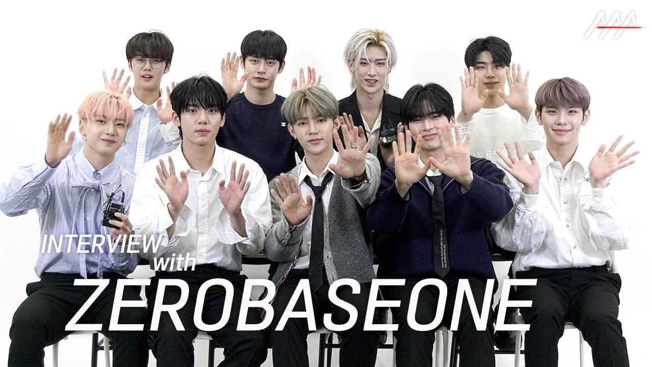 Weverse Weverse zone Media - Zero Base One Interview | 2023 AAA Rookie ...