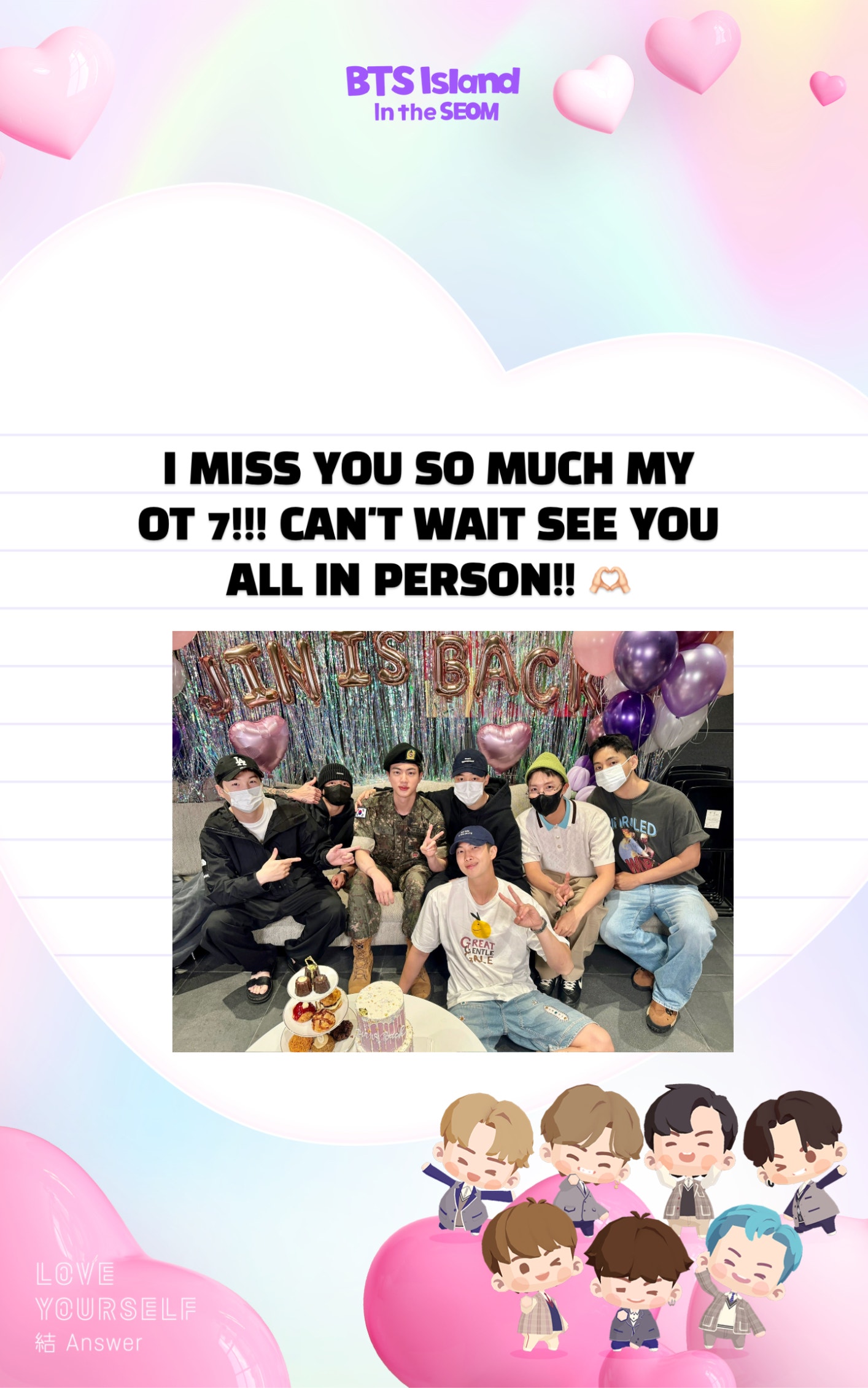 BTS Weverse Fan Letter