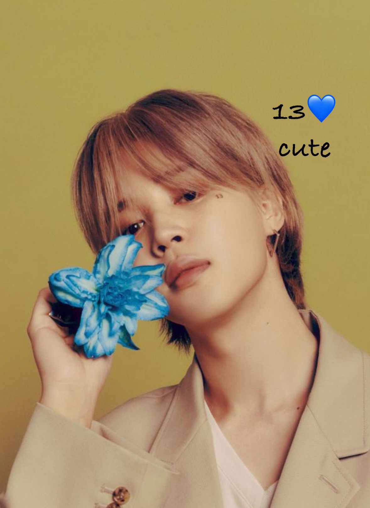 Post de la Comunidad BTS - 綺麗な瞳の下に『13』の文字にも