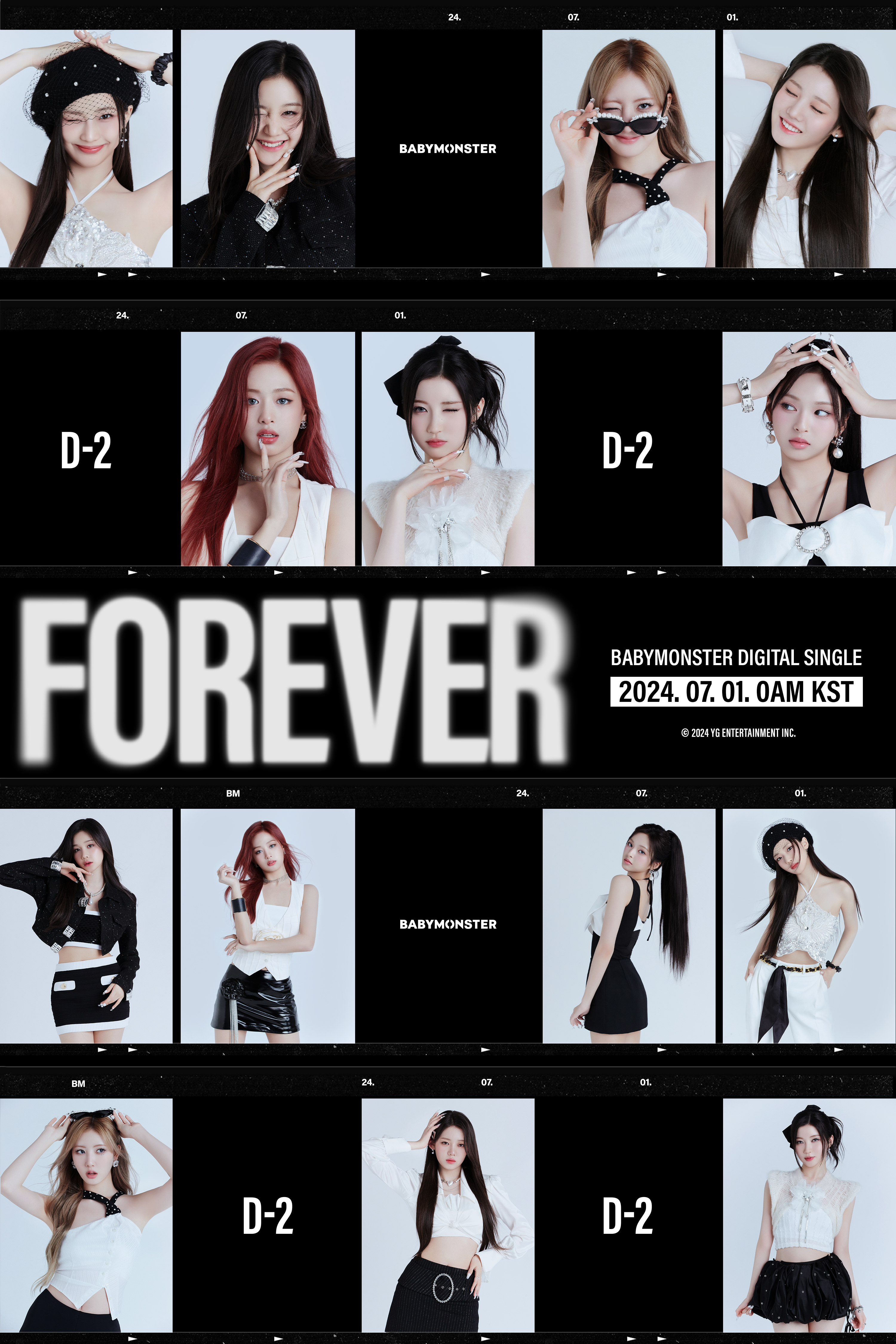 Weverse BABYMONSTER Image - ‘FOREVER' COMP CARD: Style B