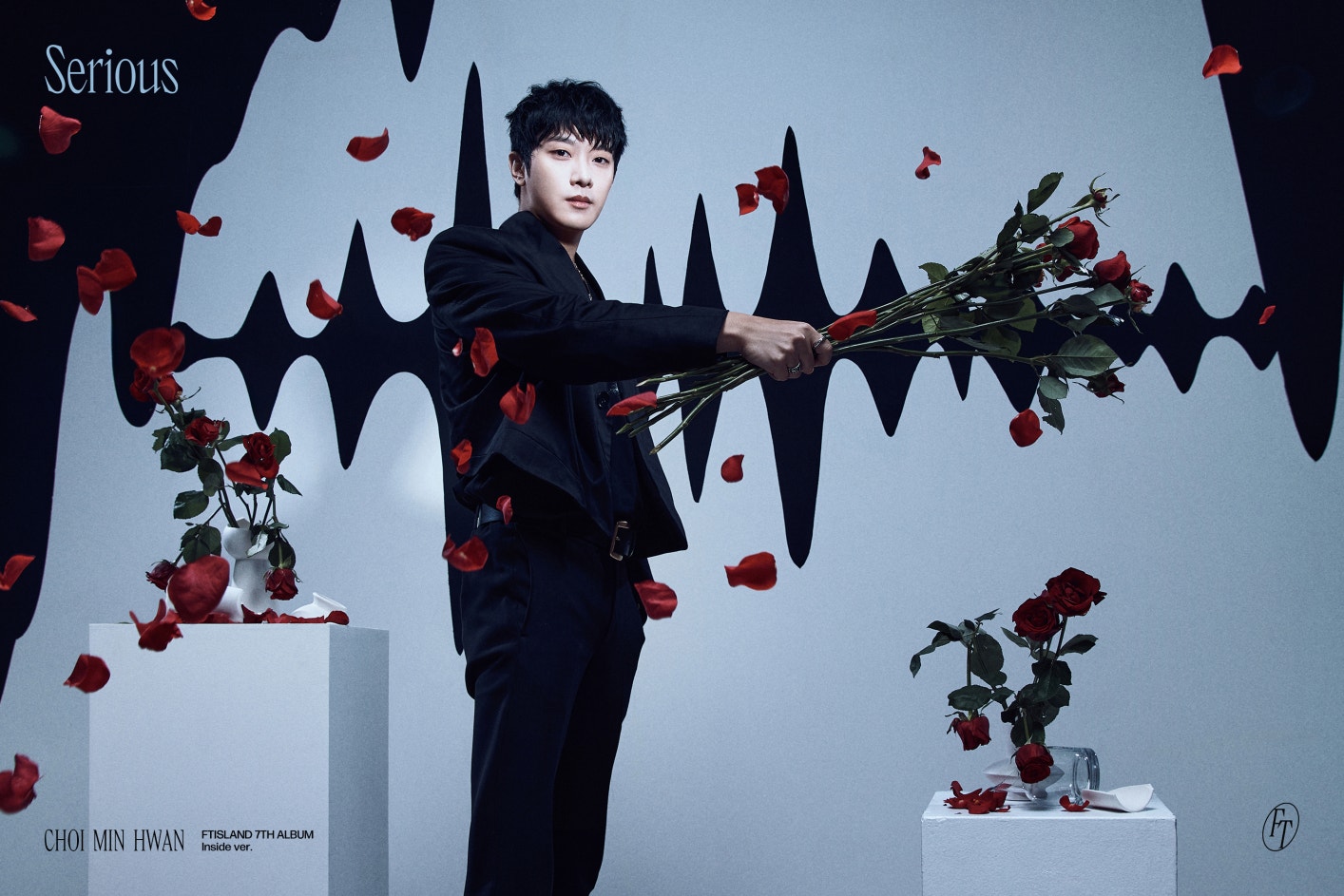 FTISLAND 7TH ALBUM [Serious] JACKET POSTER - Inside ver. (2) : CHOI MIN