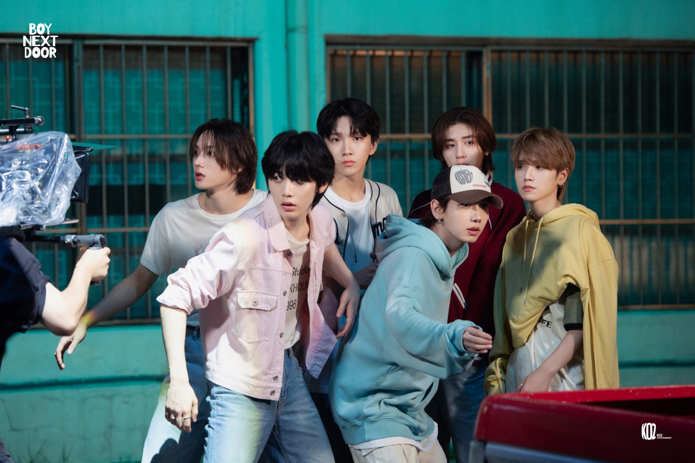 BOYNEXTDOOR sandsound シルバー ナップザック popup BOYNEXTDOOR sandsound シルバー ナップザック ポップアップ