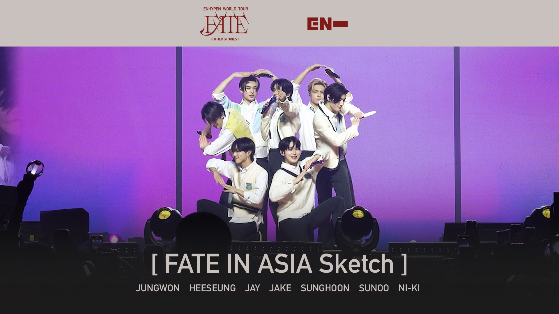 Weverse ENHYPEN Media - FATE IN ASIA