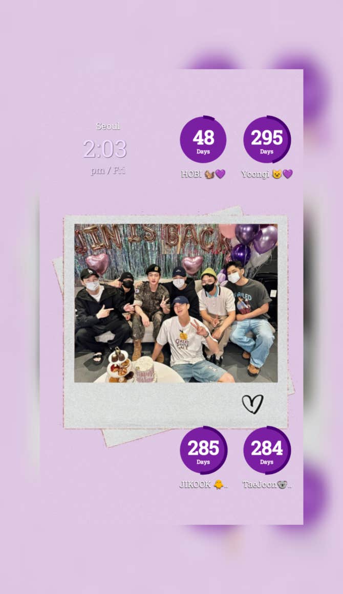 BTS Community Posts - BTS COUNTDOWN ️‍🩹💜 20240830- *48* DAYS MORE FOR ...