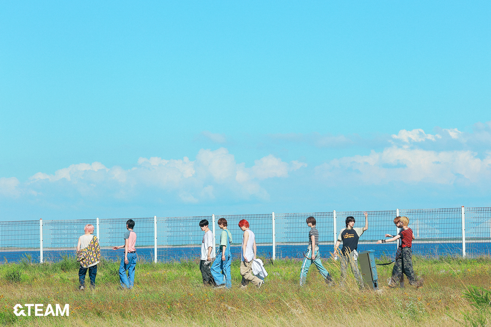 Weverse &TEAM 画像 - &TEAM 2nd SINGLE「青嵐 (Aoarashi)」MV Shoot