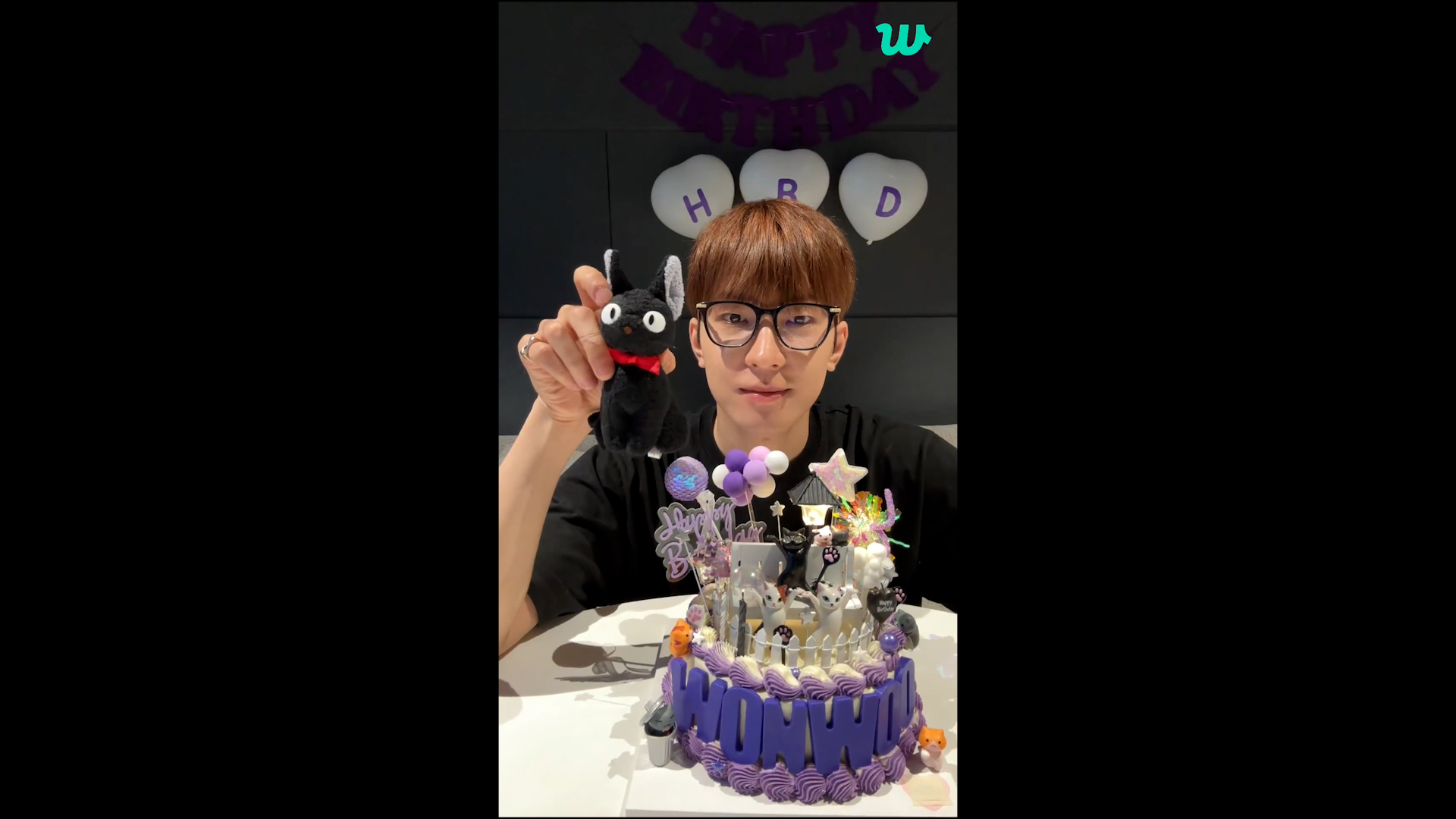 위버스 리더의 생일 위버스 라이브.