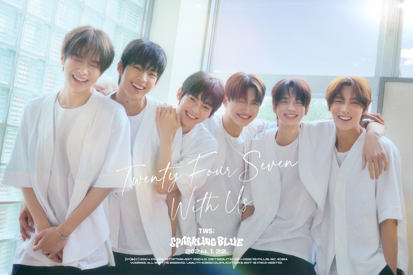 TWS : 1st Mini Album 'Sparkling Blue' Official Photo Sparkling ver.