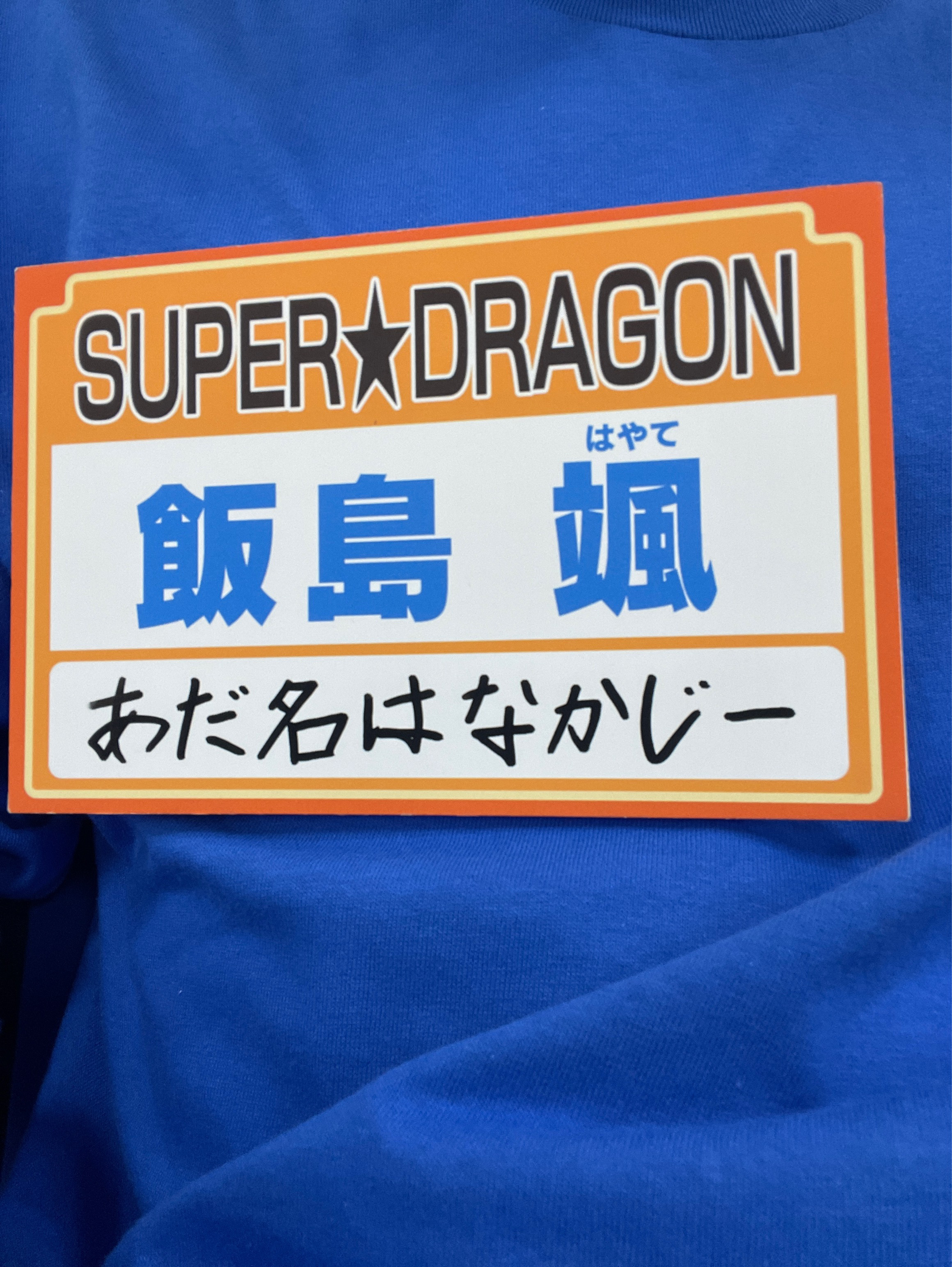 SUPER☆DRAGON コミュニティの投稿 - なかじーの名付け親 - 飯島颯