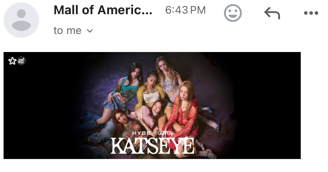 KATSEYE Community Post - got my meet and greet ticket im so excited!!! 😭😭