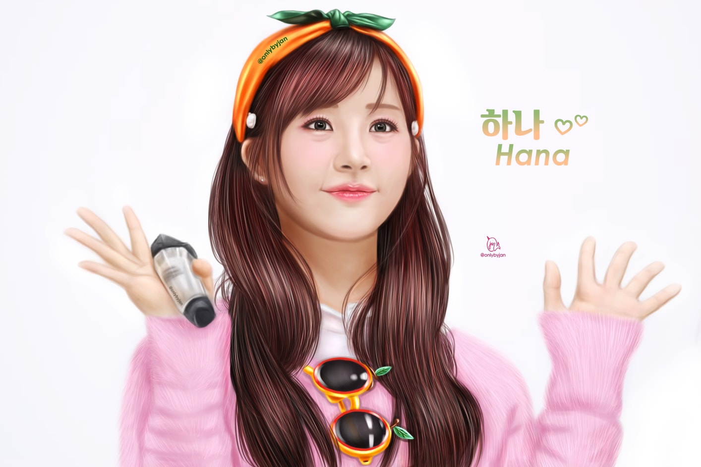 FIFTY FIFTY 커뮤니티 포스트 - #to_hana #hana #하나 My drawing of Hana ☘️💕 You are so amazing ✨ 사랑해요 하나 ♡ I... 