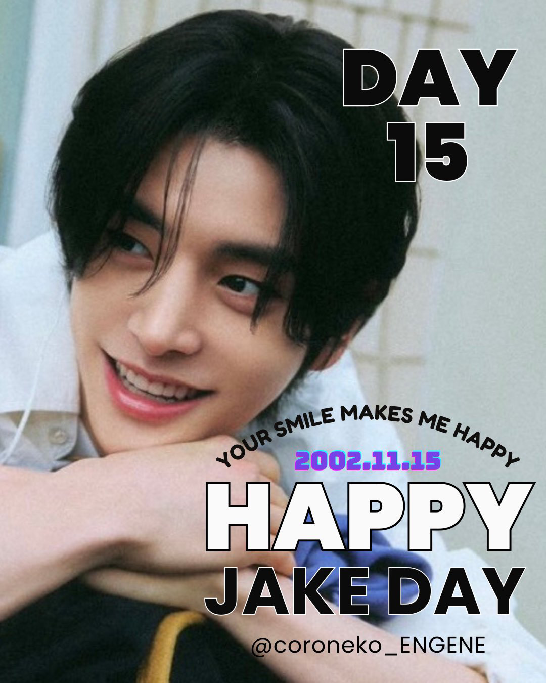 ENHYPEN Community Post - #to_jake 🎂🤍🎂🤍🎂🤍🎂🤍🎂🤍🎂🤍 15days