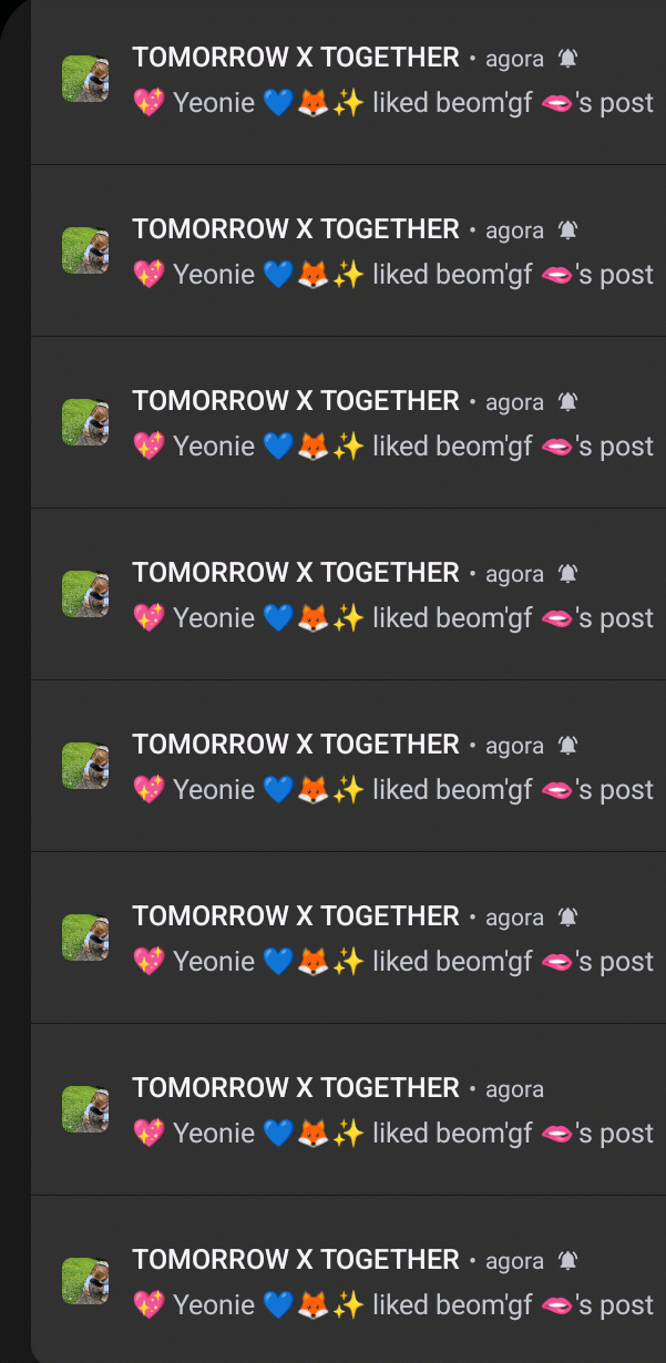 TOMORROW X TOGETHER Community Post - thank youu