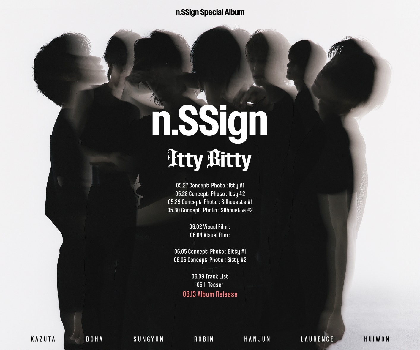 Bitty N Weverse n.SSign Image - n.SSign Special Album ‘Itty Bitty’ SCHEDULER