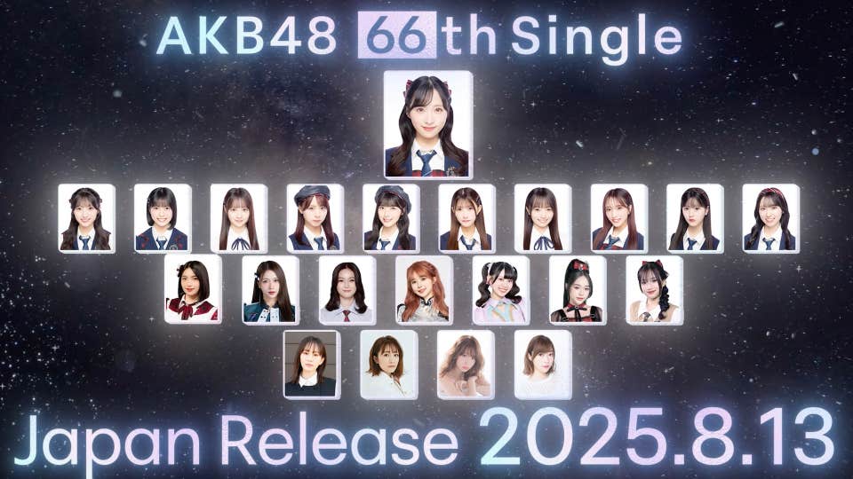 AKB48 66th Single Wednesday, August 13, 2025 on sale!