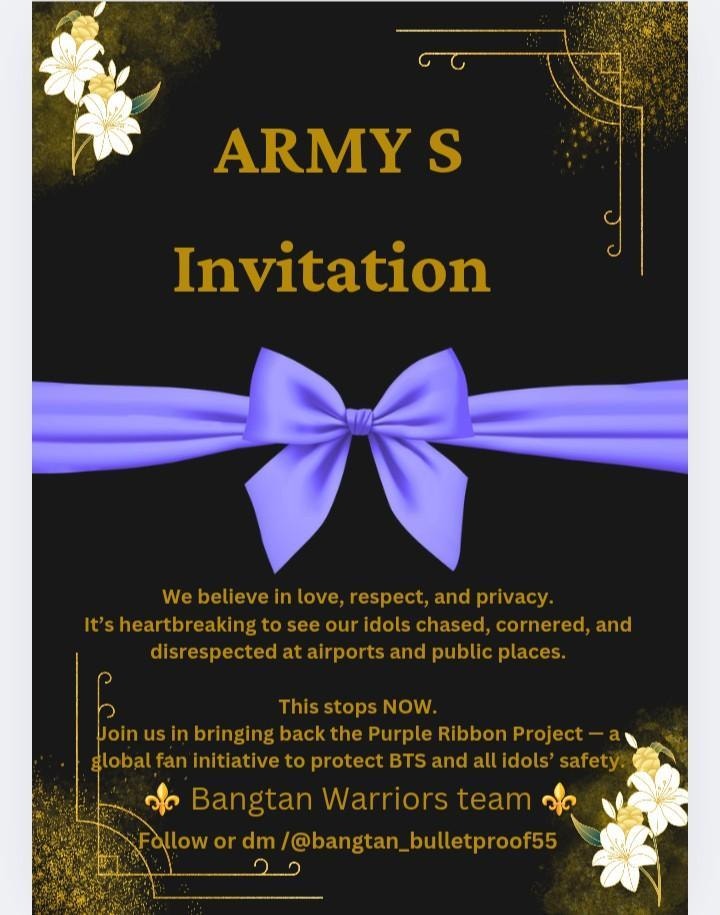 BTS Community Post - PURPLE RIBBON PROJECT — BACK WITH LOVE 💜 Our boys ...