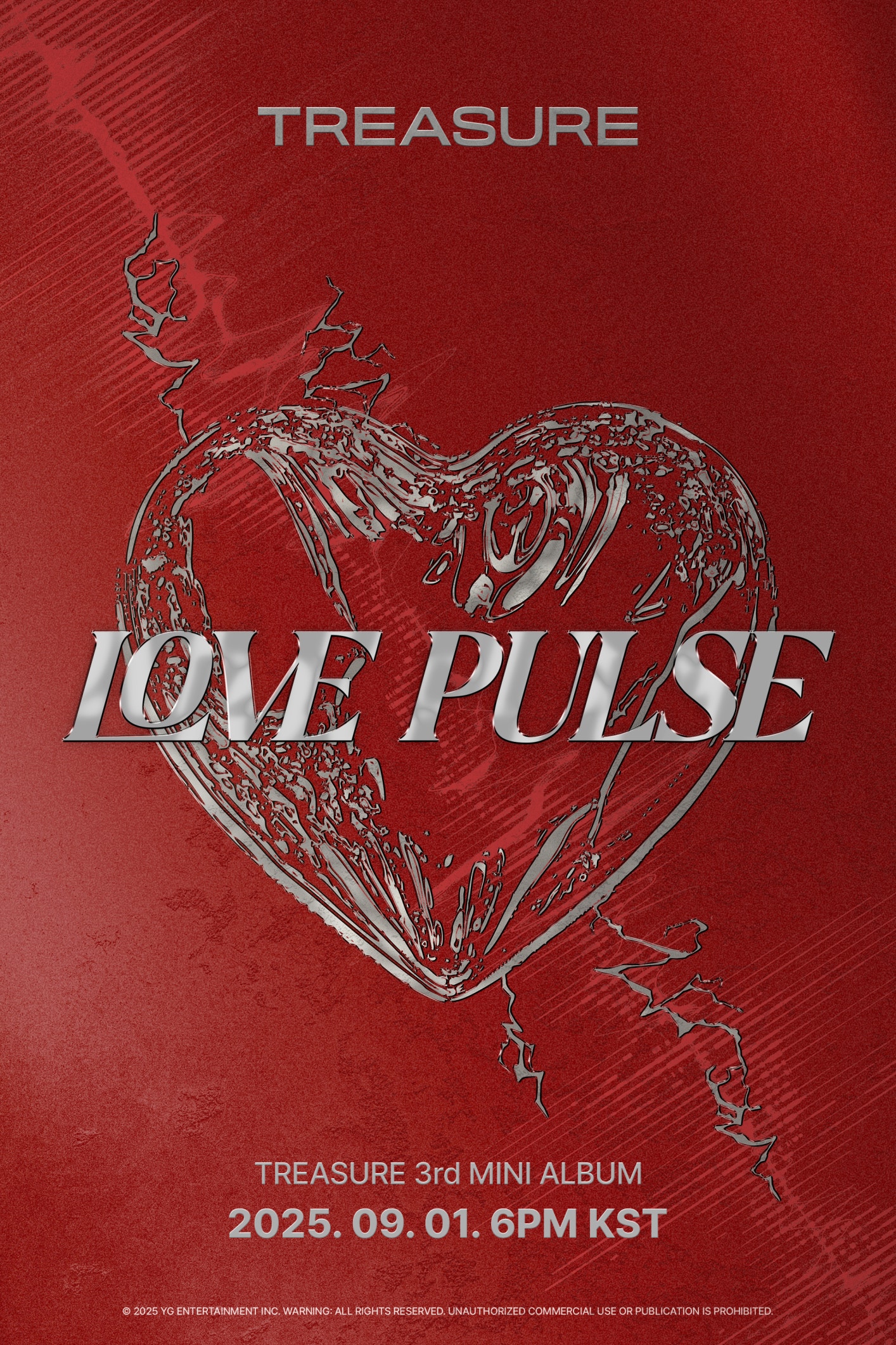 TREASURE LOVE PULSE ポストカード TREASURE ポストカード シリアル 5枚 未使用 LOVE PULSE 楽天