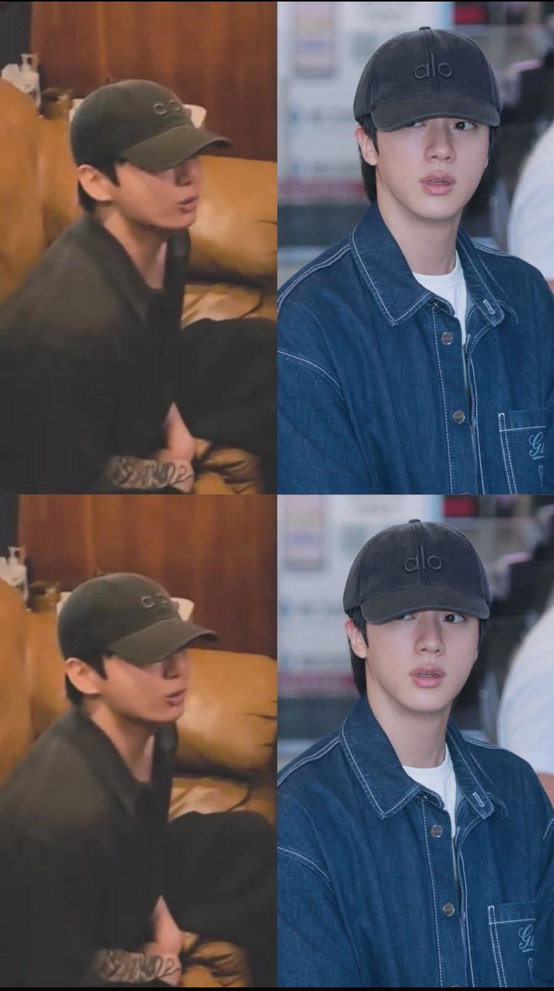 BTS Community Post "Breaking news 🗞️ JIN & Jungkook spotted wearing