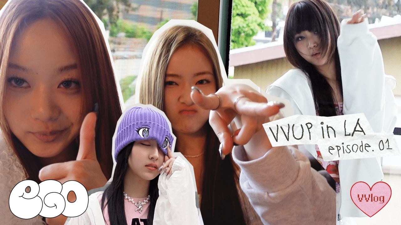 Weverse VVUP Media - [VVlog] VVUP 전원 귀여워 그룹인 거 축하해 | VVUP (비비업) in LA ep.01