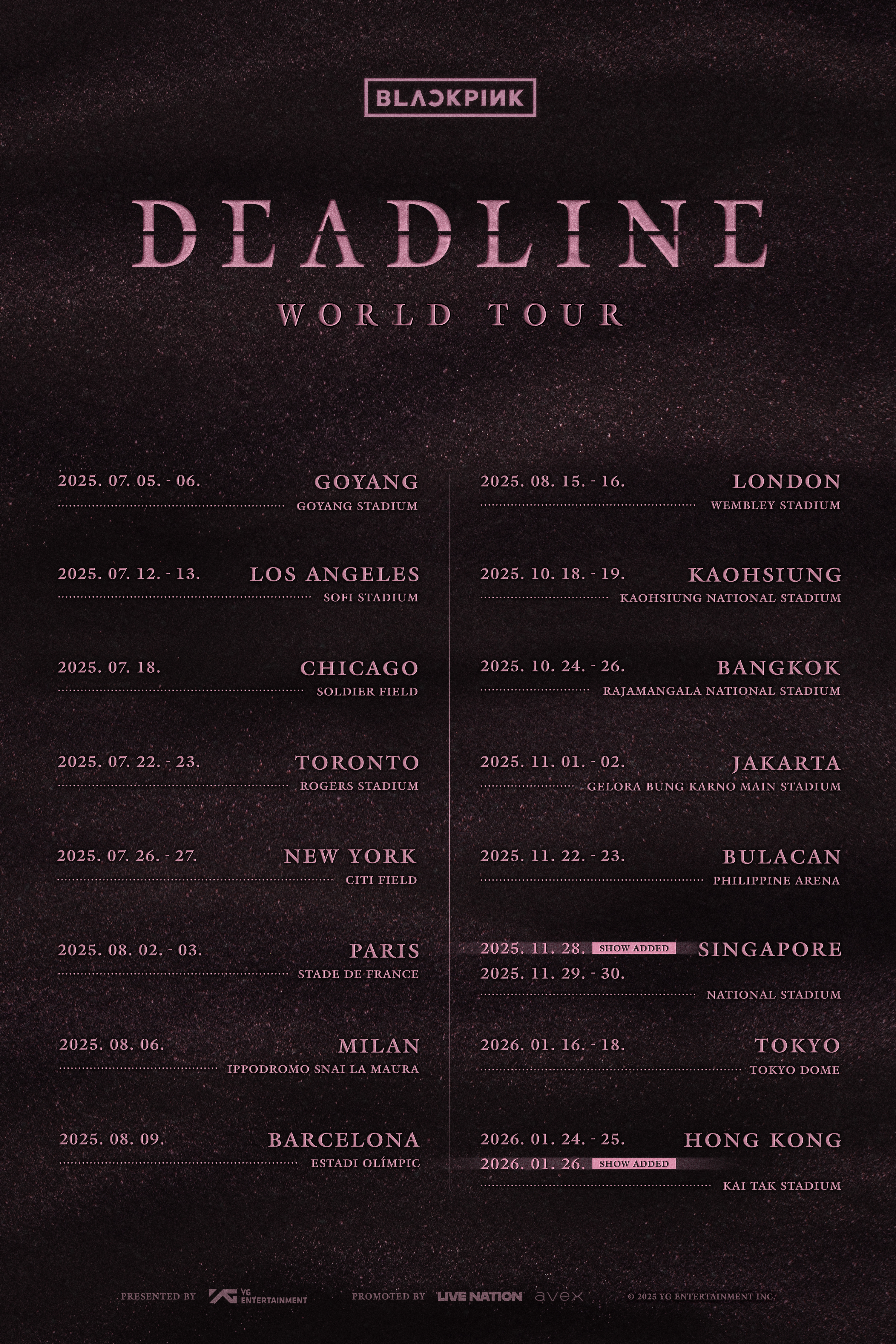 【新品未使用】BLACKPINK DEADLINE WORLD TOUR BLACKPINK 】 BLACKPINK WORLD TOUR <DEADLINE> IN TOKYO ファンクラブ