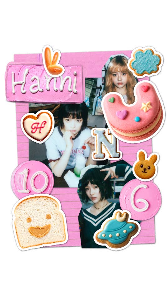 NJZ　メッセージカード　HANNI　23birthday tee NJZ メッセージカード HANNI 23birthday tee Fan-made] NewJeans Hanni