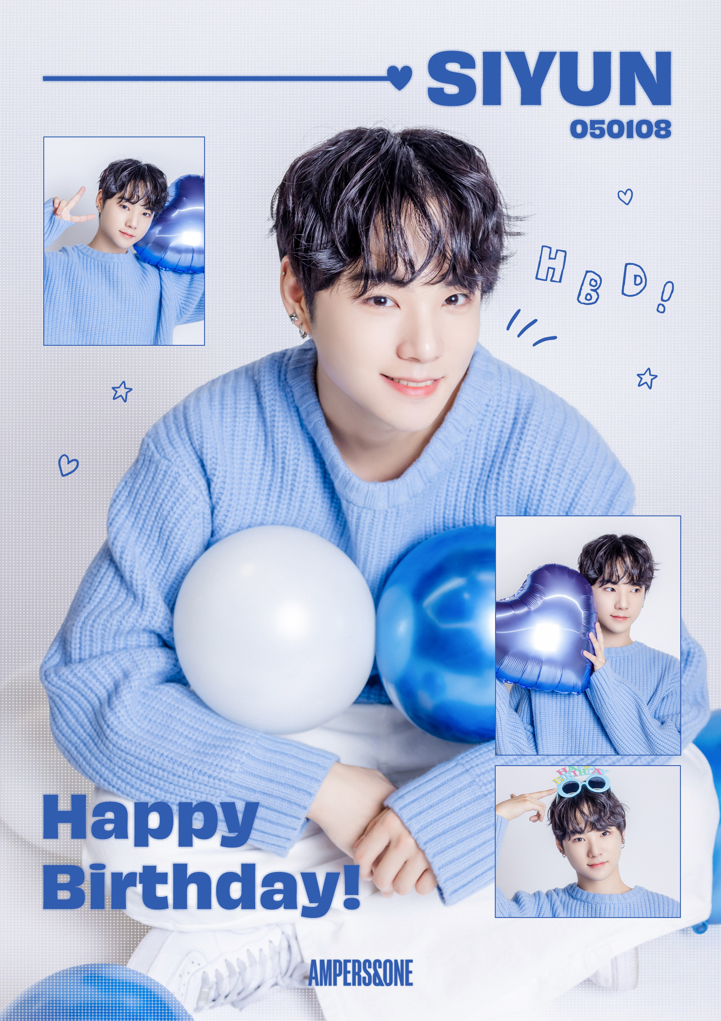 AMPERS&ONE シユン サインポラ Weverse AMPERS&ONE 画像 - #20250108 #Happy_SIYUN_Day