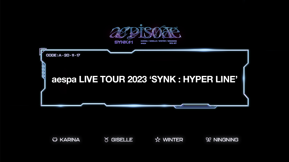 Weverse aespa Media - aespa LIVE TOUR 2023 'SYNK : HYPER LINE'