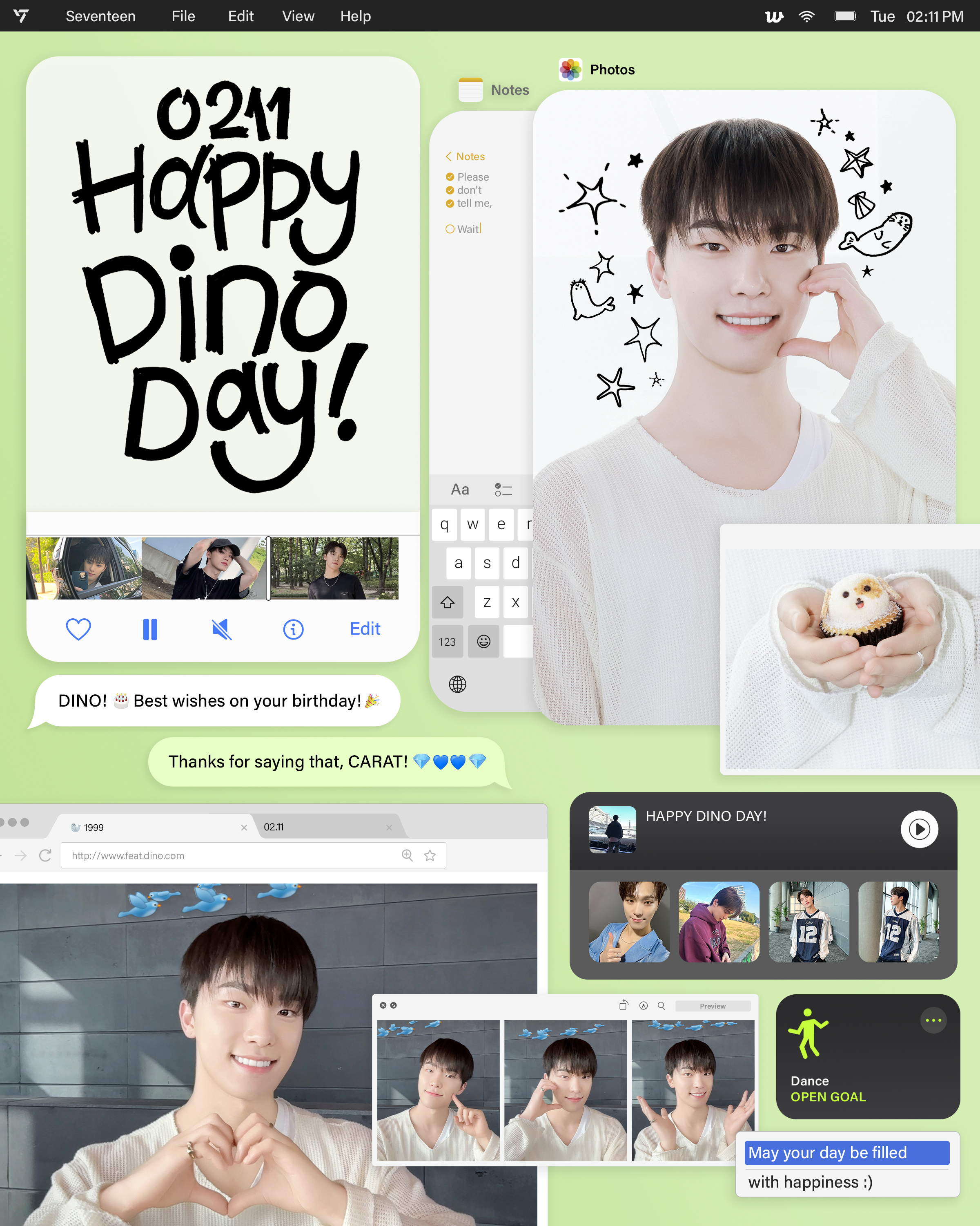 SEVENTEENコミュニティの投稿 - 🦖 #HAPPY_DINO_DAY 🦖 Wait