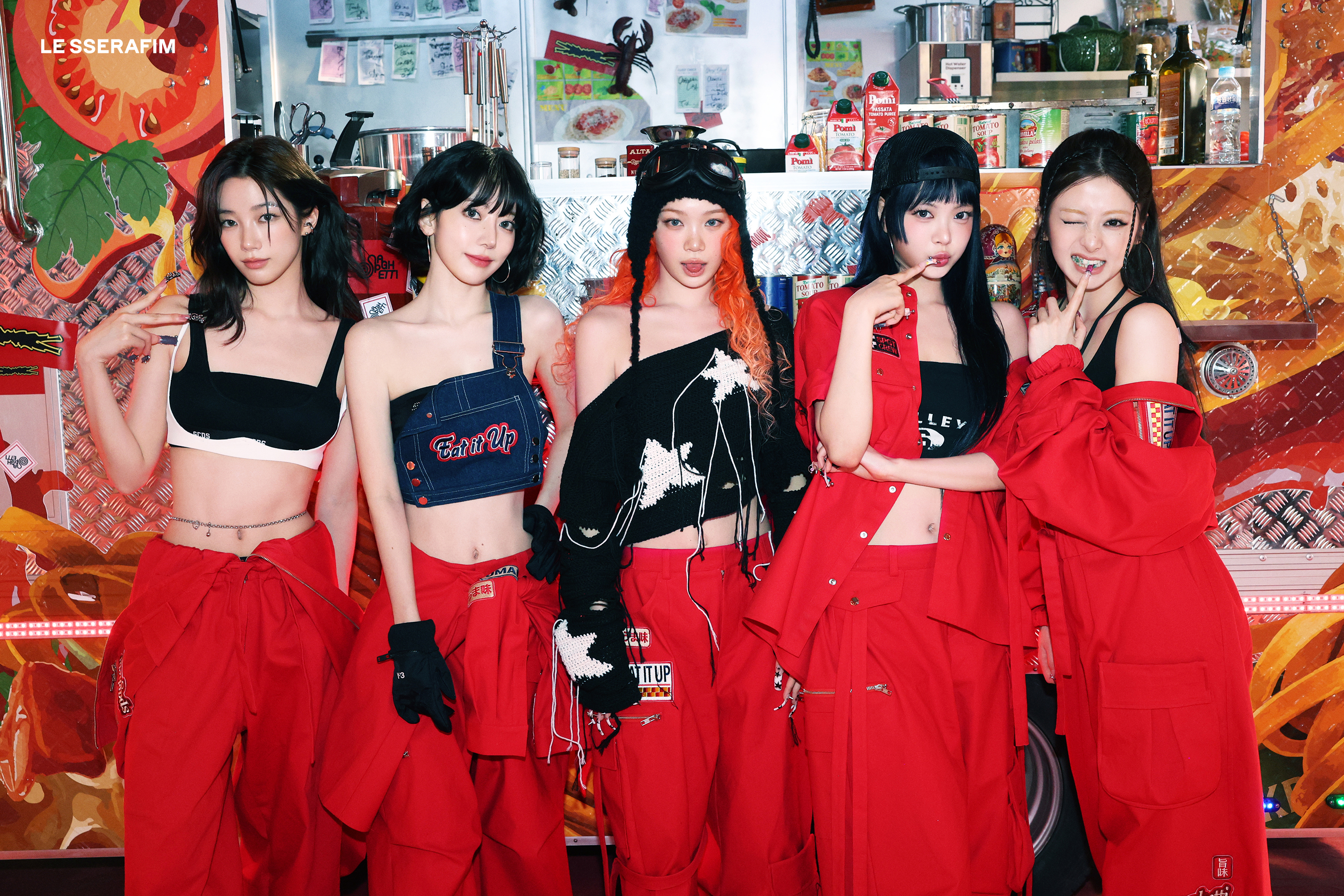 Weverse LE SSERAFIM Image - LE SSERAFIM 'SPAGHETTI (feat. j-hope