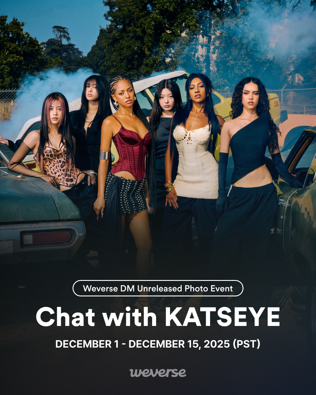 Katseye Sweat à Capuche Unisexe The Beautiful Chaos Tour