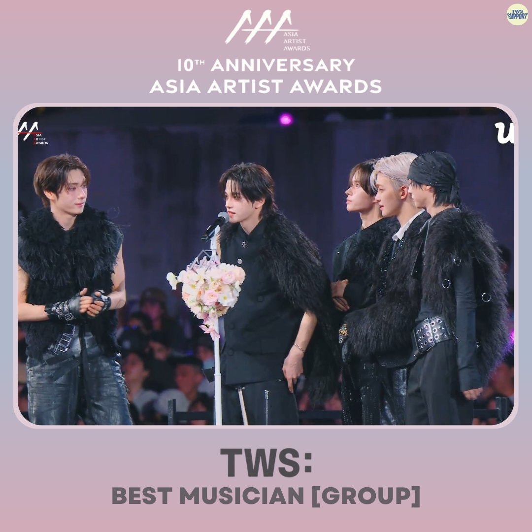 TWS Community Post - TWS에게 🫶🏻🩵🩷🥺🫳🏻, 오늘은 제게 정말 특별한 하루였어요. AAA 2025 무대에서 ...