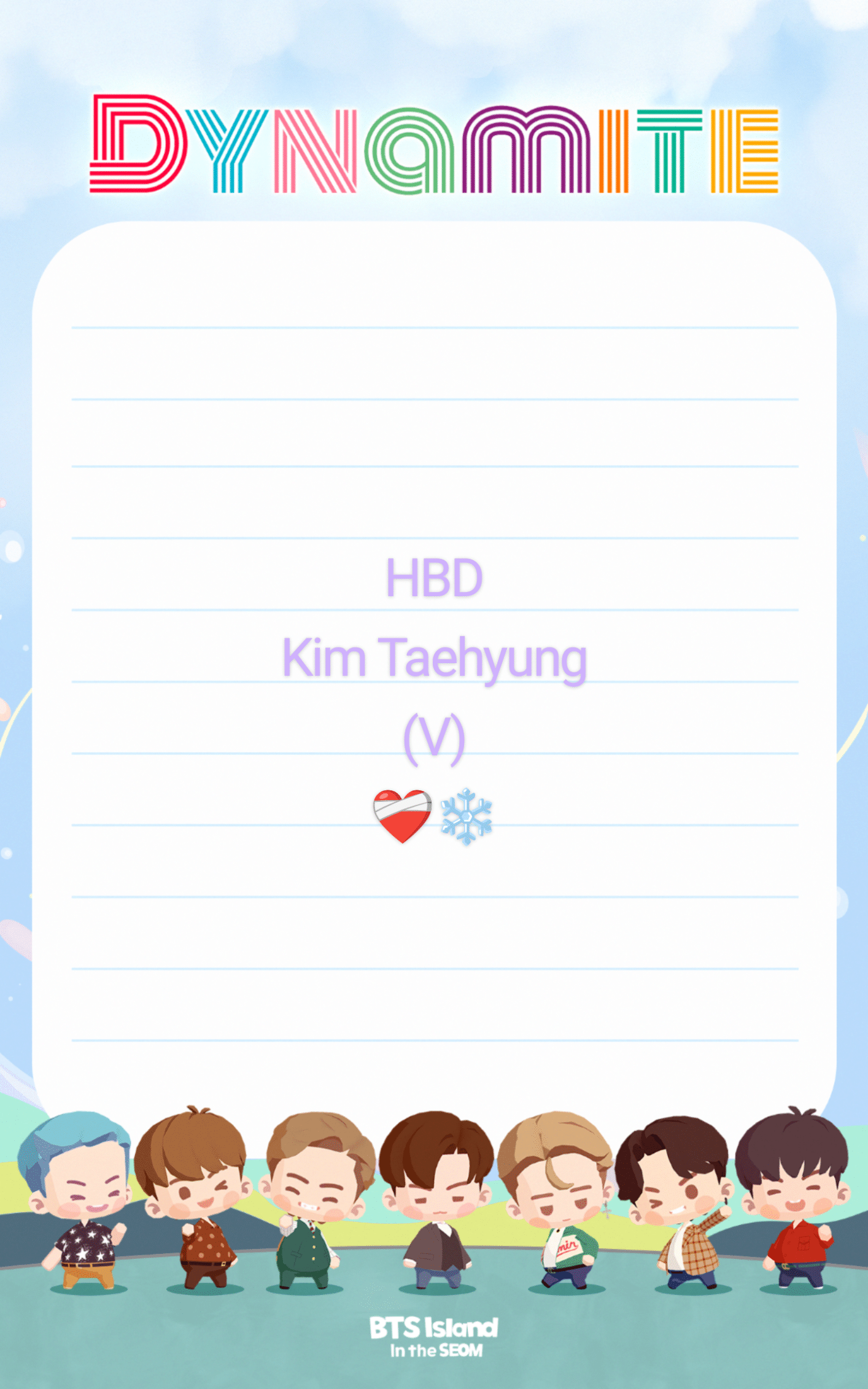 BTS Weverse Fan Letter