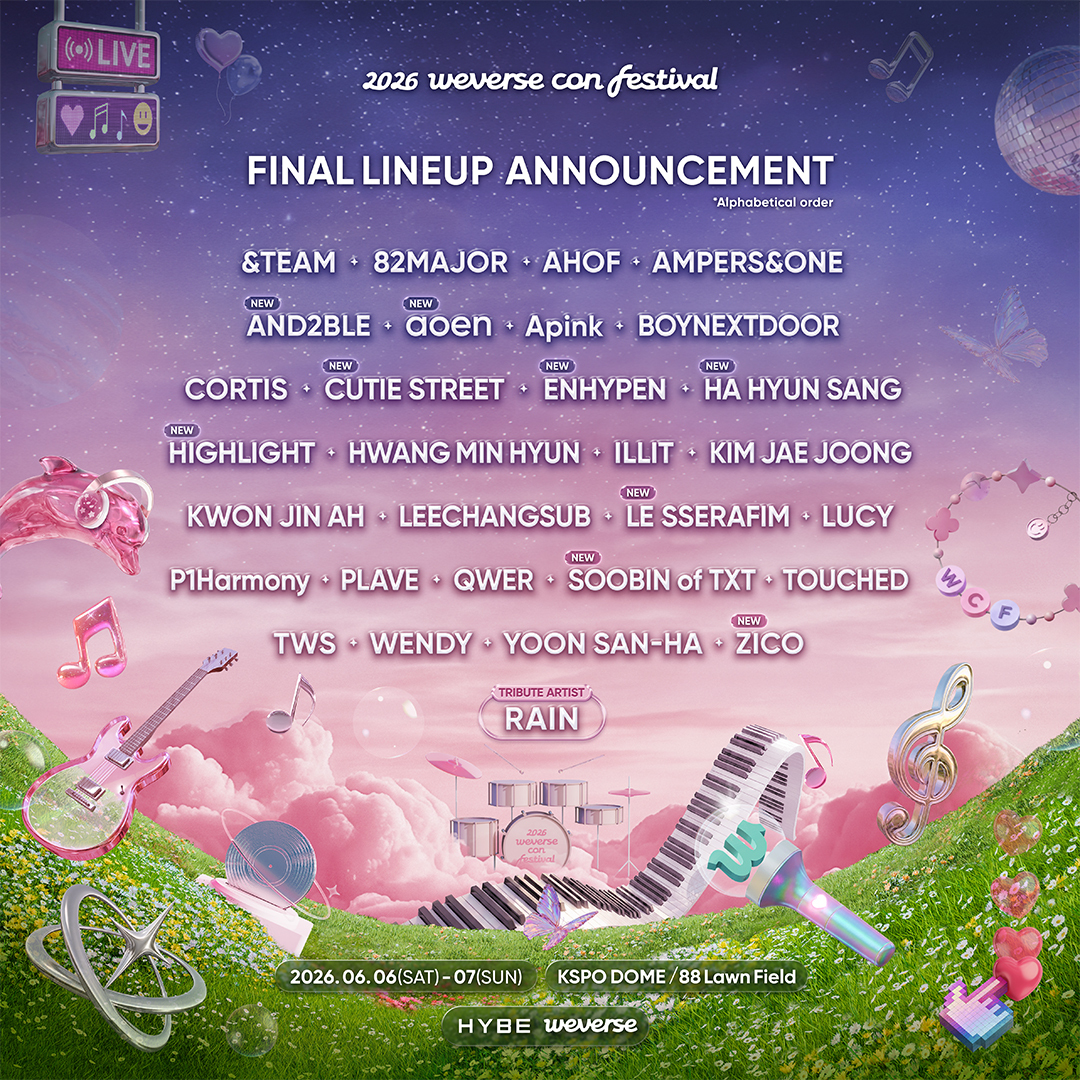 Post de la Comunidad Weverse zone - 2026 Weverse Con Festival : 3