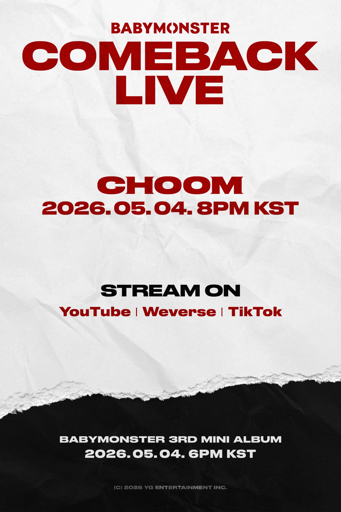 Weverse BABYMONSTER Image - BABYMONSTER COMEBACK LIVE : LET'S CHOOM