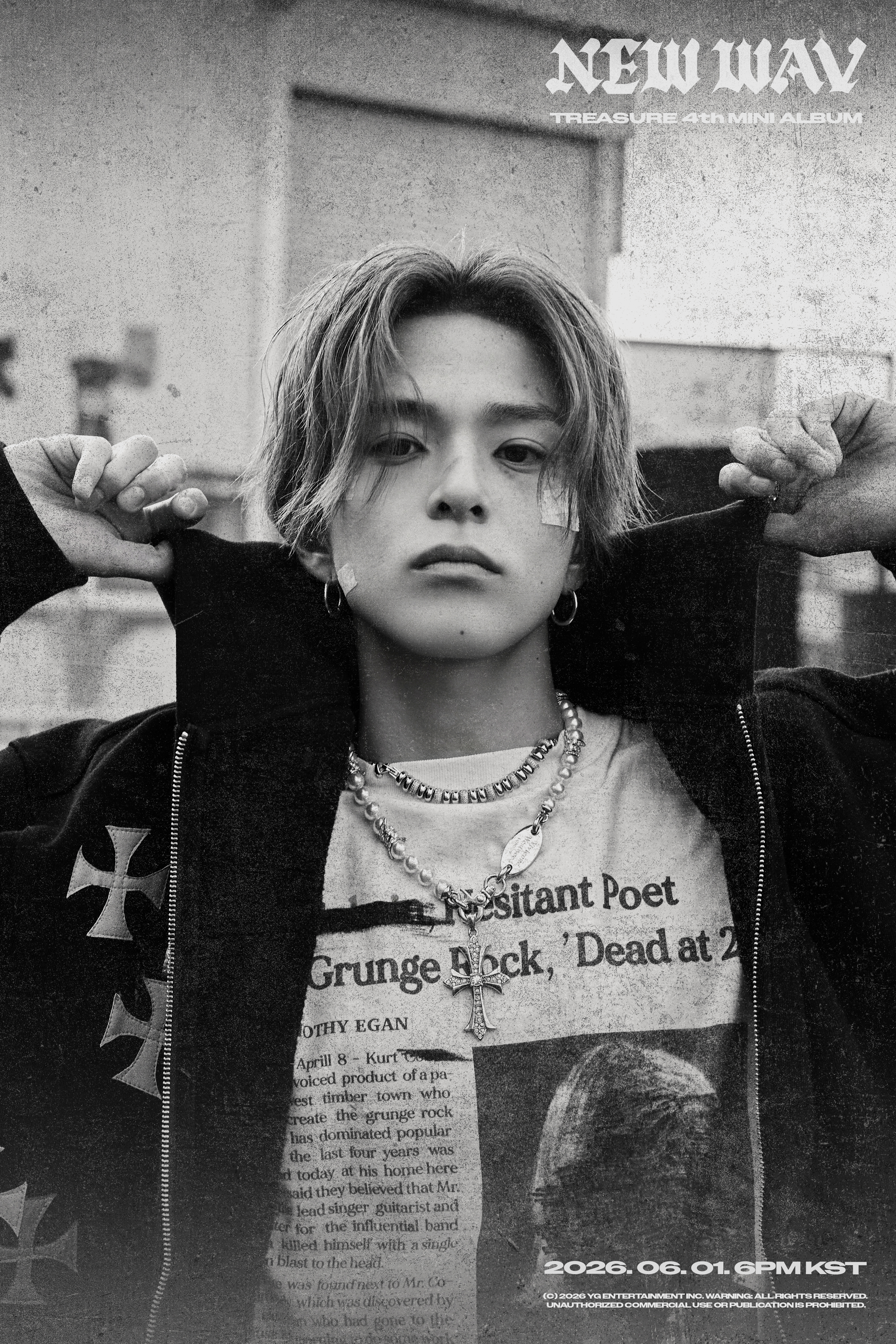 邦楽 TREASURE Weverse TREASURE Image - TREASURE - 4th MINI ALBUM [NEW WAV