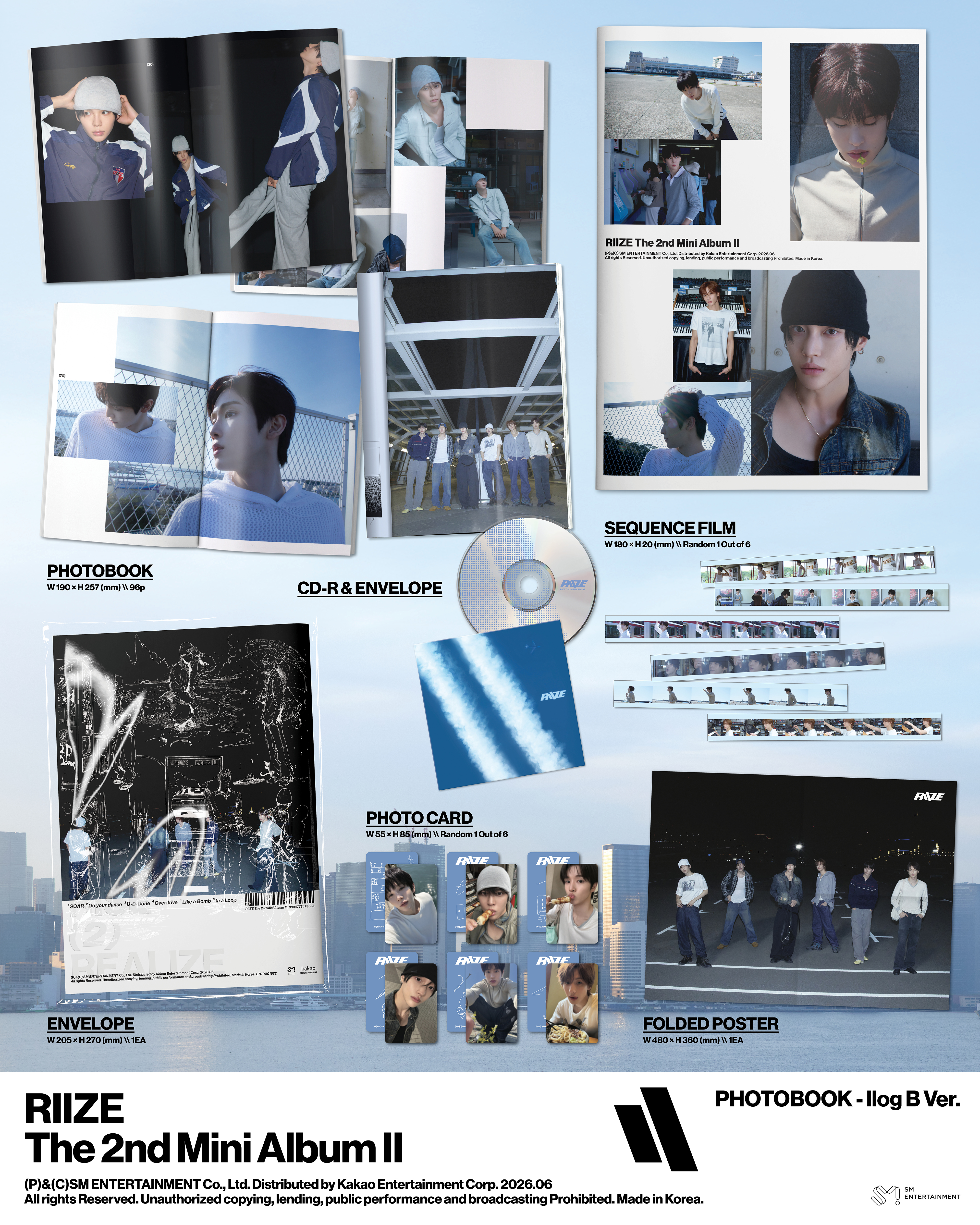 RIIZE社群貼文 - RIIZE The 2nd Mini Album 【II】 ➫ 2026.06.15 6PM