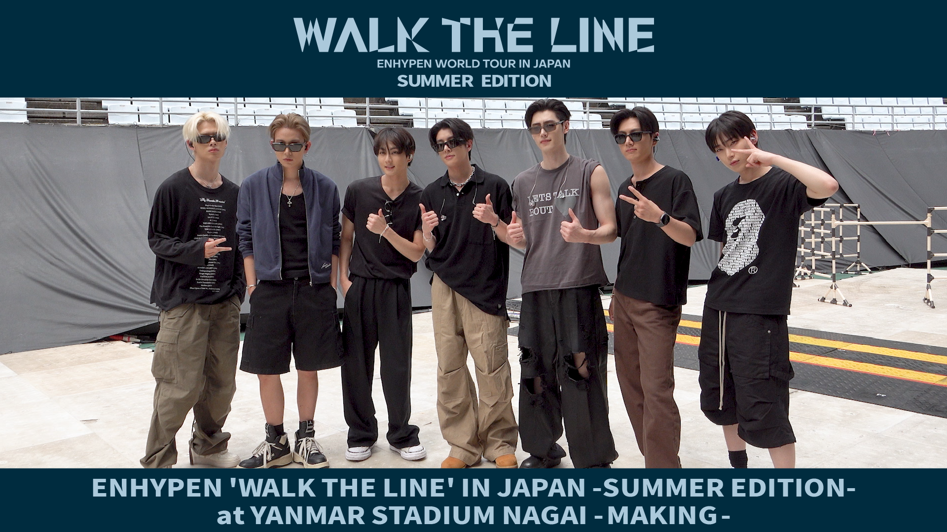 K-POP・アジア WALK THE LINE IN JAPAN SUMMER EDITION Weverse ENHYPEN Media - ENHYPEN 'WALK THE LINE' IN JAPAN -SUMMER