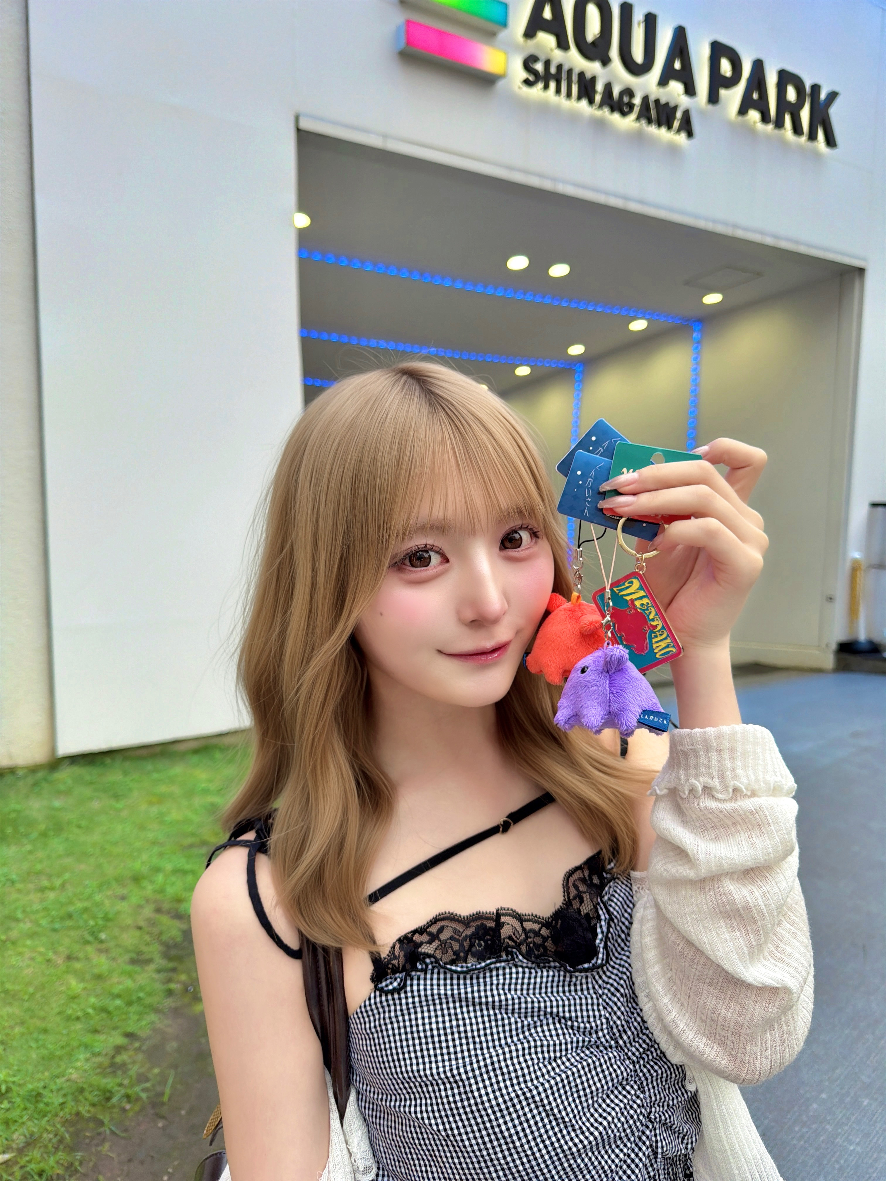 ☺︎︎めんだこ☺︎︎ PEAK SPOT Community Post - 水族館でキューアグ起こしておむかえした