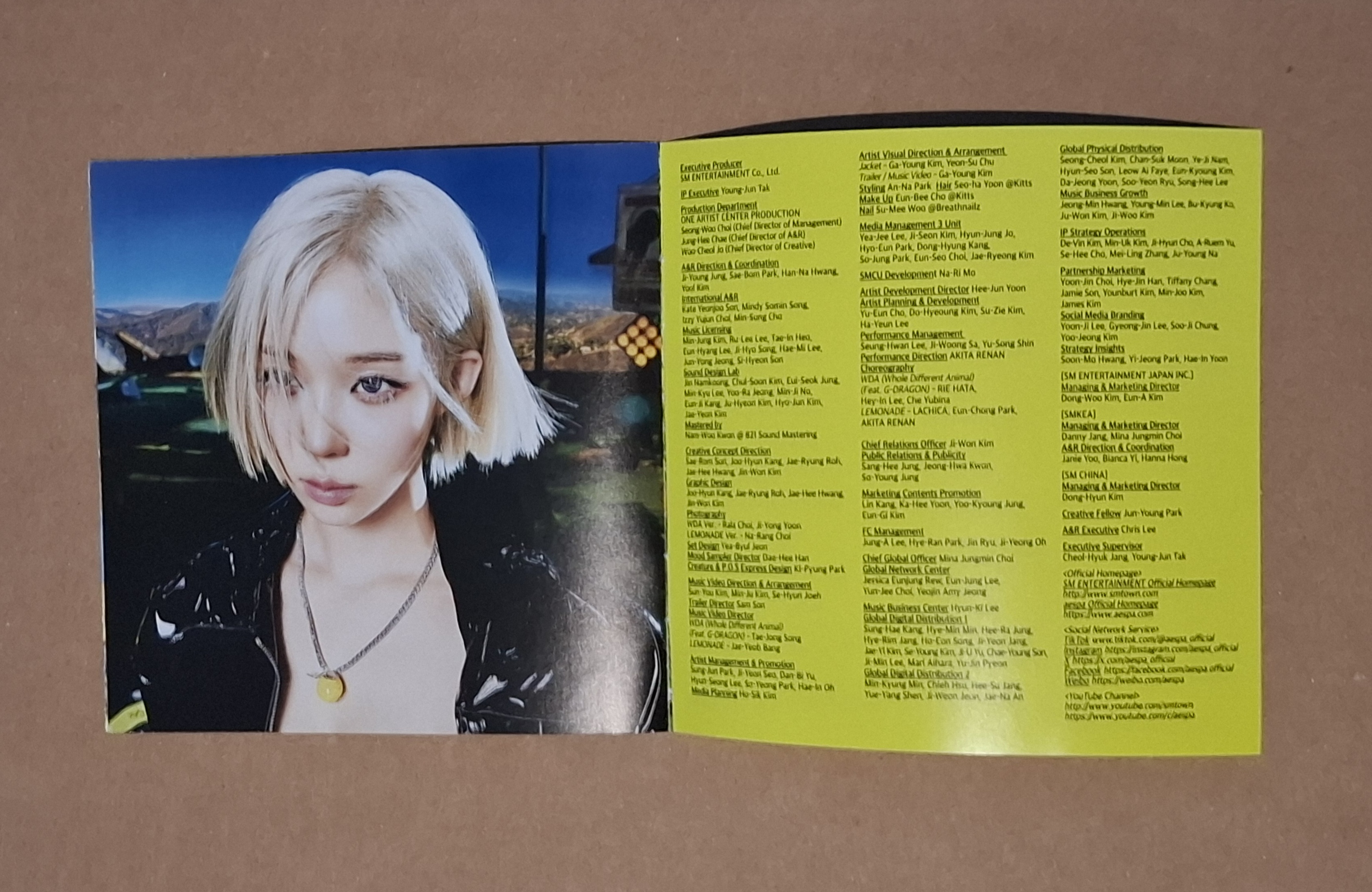 aespaコミュニティの投稿 - 🍋 Single cd Winter
