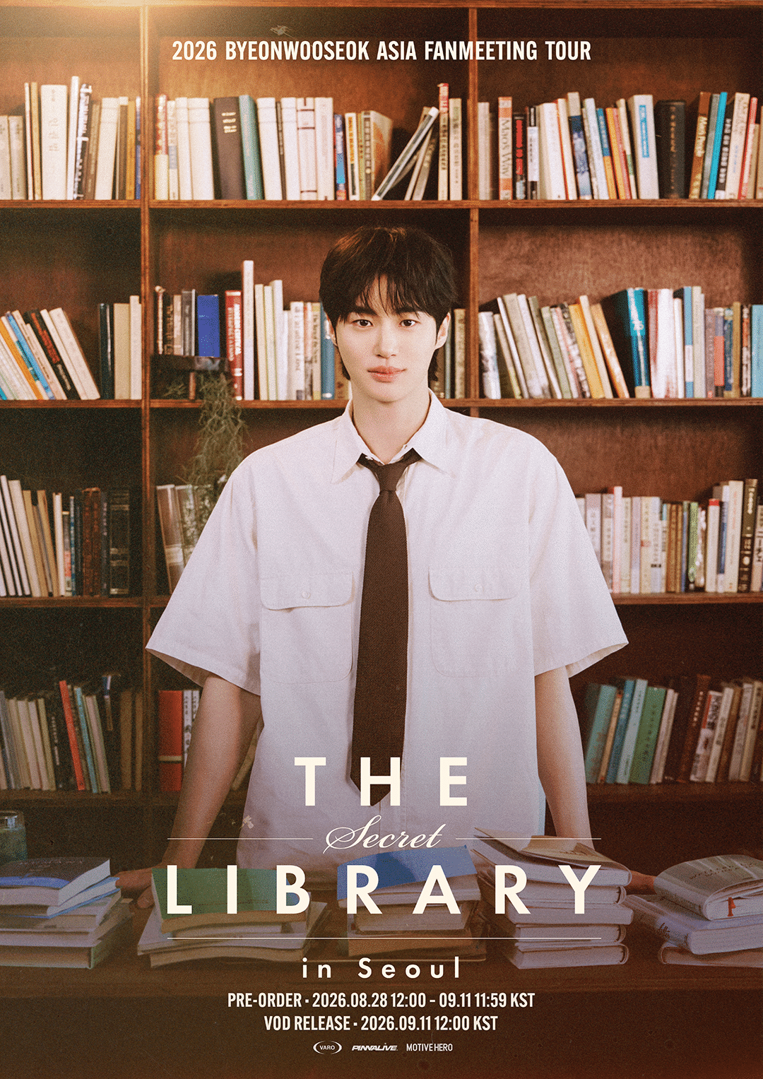 Weverse ビョンウソク 画像 - The Secret Library in Seoul Main Poster
