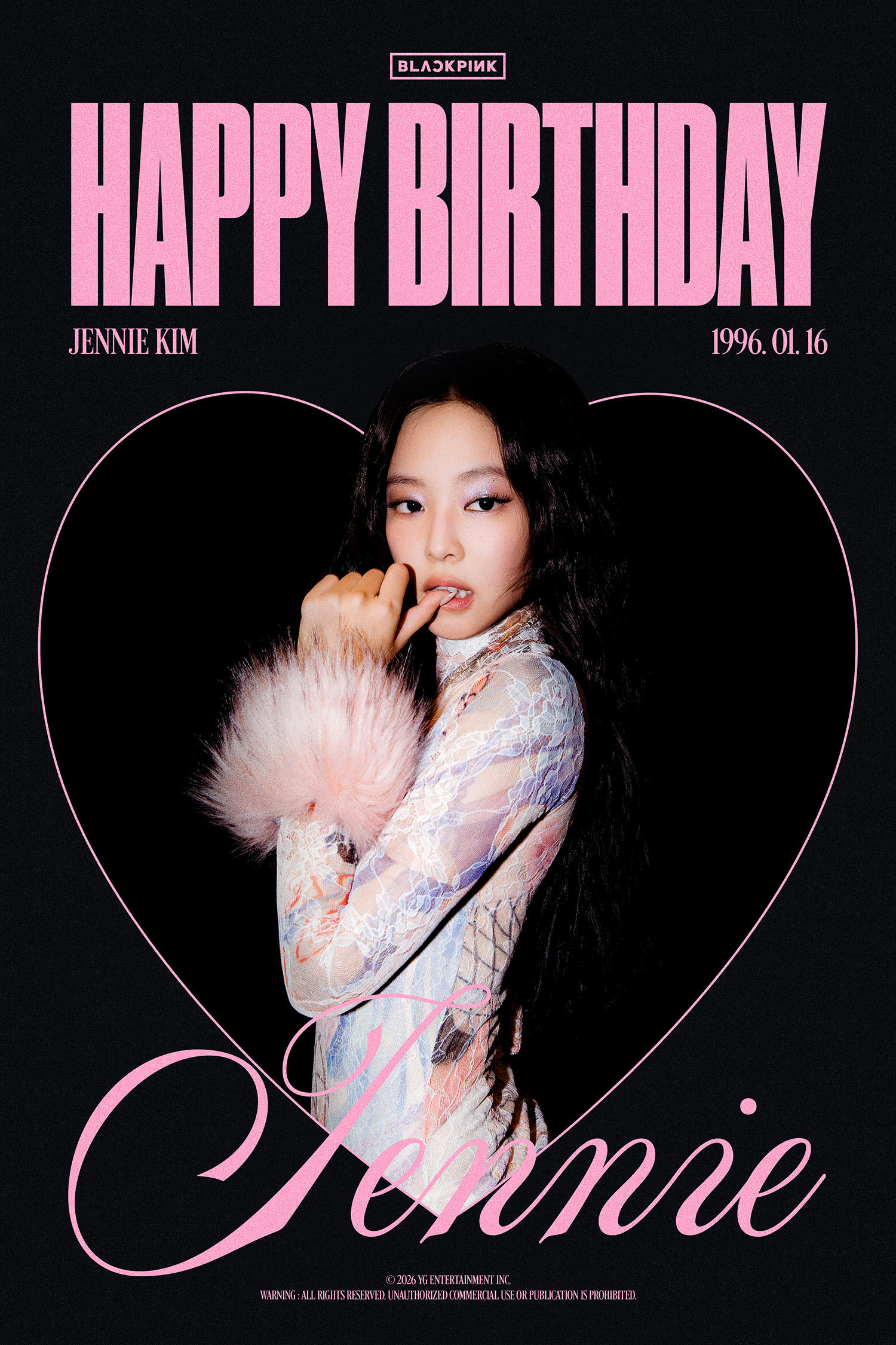 BLACKPINK JENNIE BIRTHDAY 2023 トレカ 27779030-8321-47c8-805e-