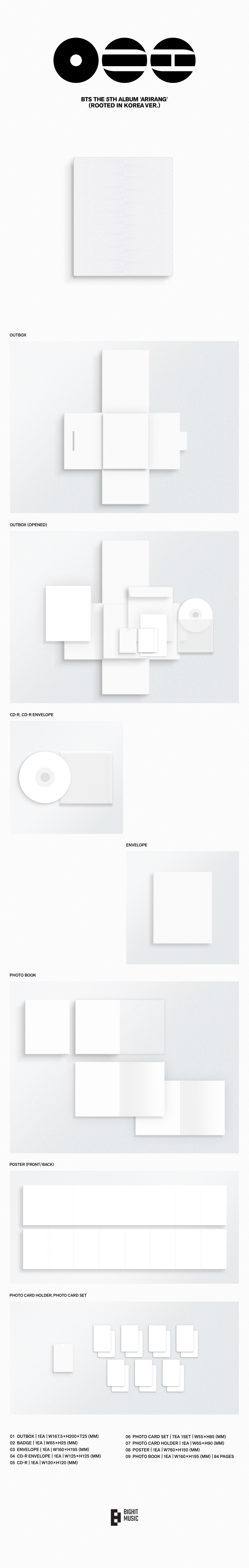 BTS The 5th Album『ARIRANG』予約購入ガイド | ♪雨に唄えば ♪
