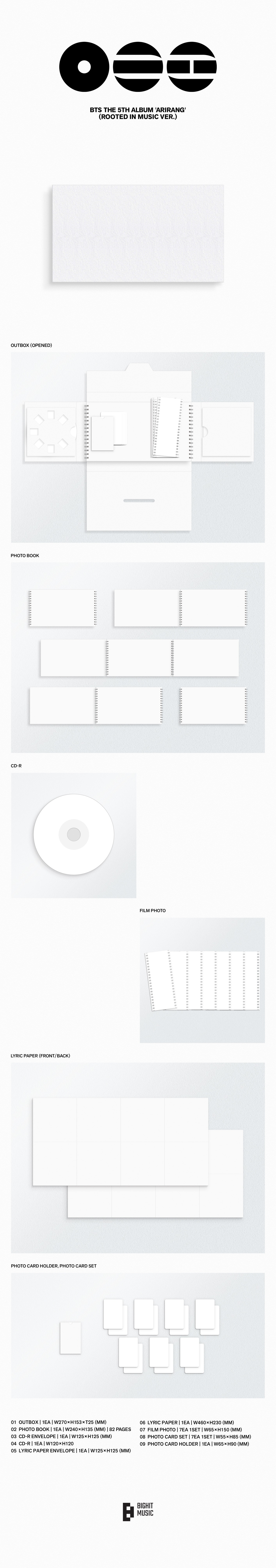 BTS The 5th Album『ARIRANG』予約購入ガイド | ♪雨に唄えば ♪