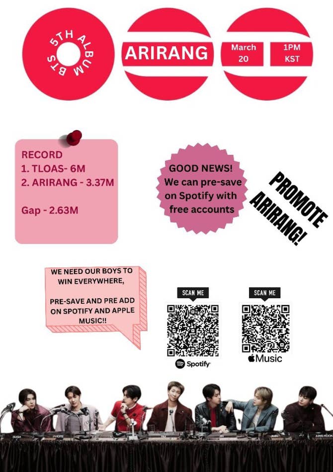 BTS Community Post - AAAAARRRRMMMYYYYYY!! Have you pre-saved ARIRANG ...