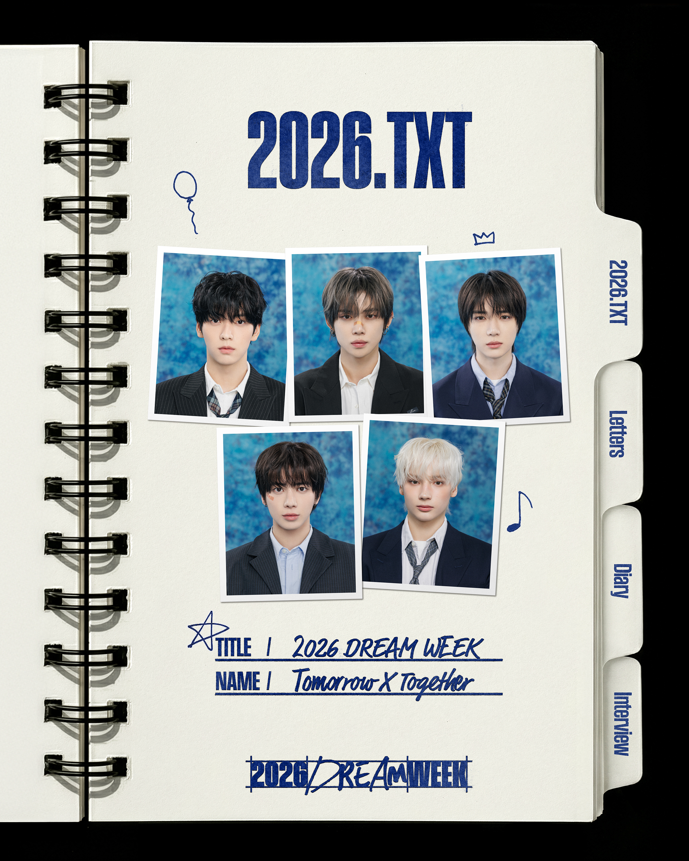 Weverse TXT Image - [2026 DREAM WEEK] TXT (투모로우바이투게더