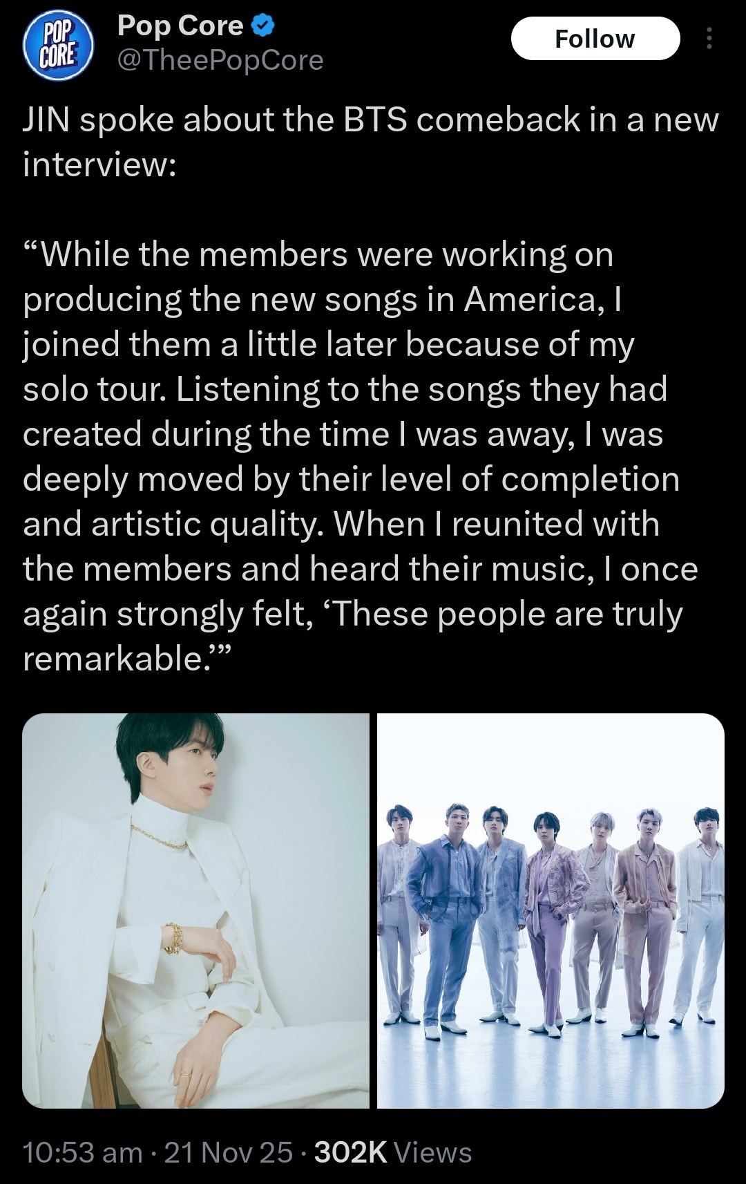 BTS Community Post