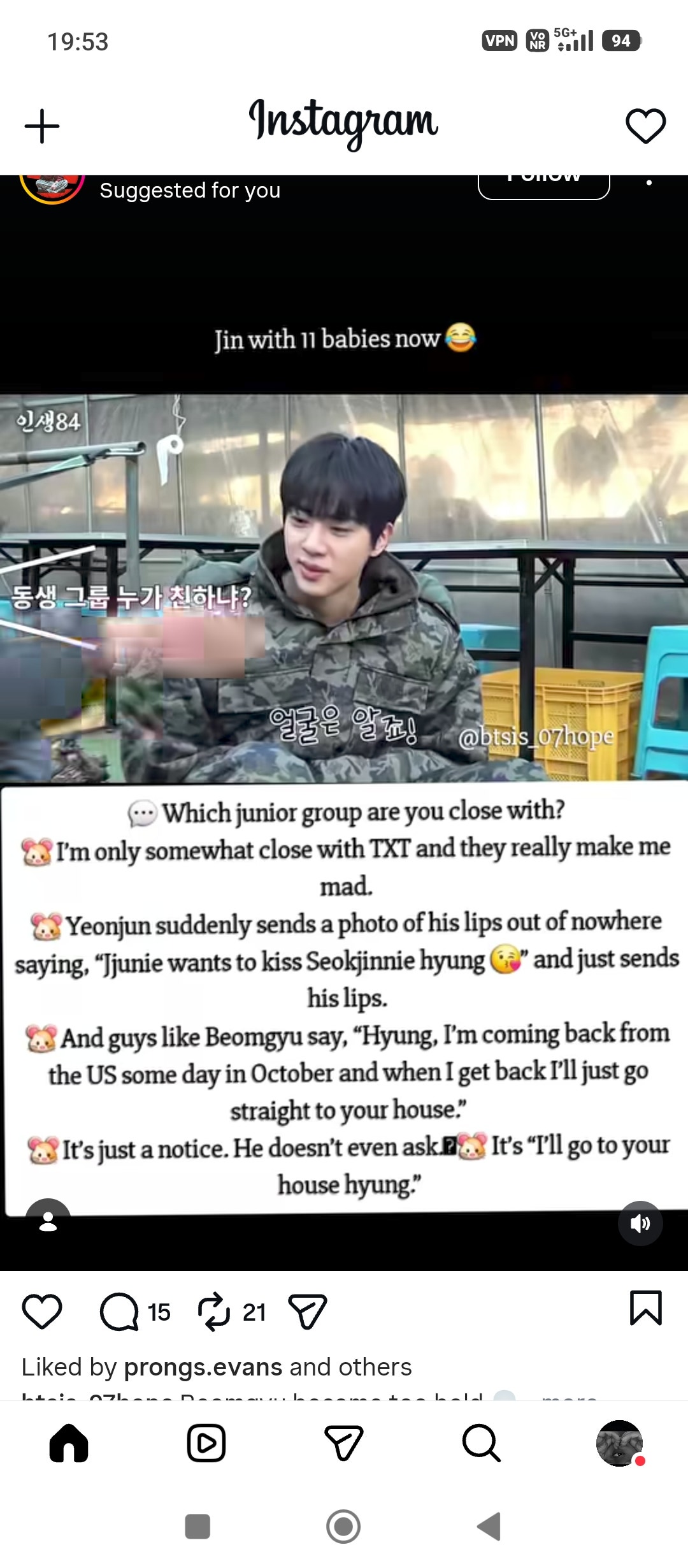 BTS Community Post