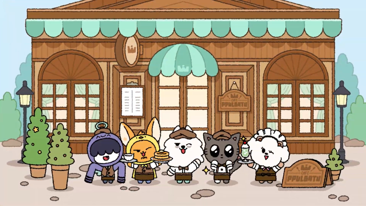 渋茶。アカウント　ppulbatu Weverse TXT Media - PPULBATU CAFE 2026 in JAPAN