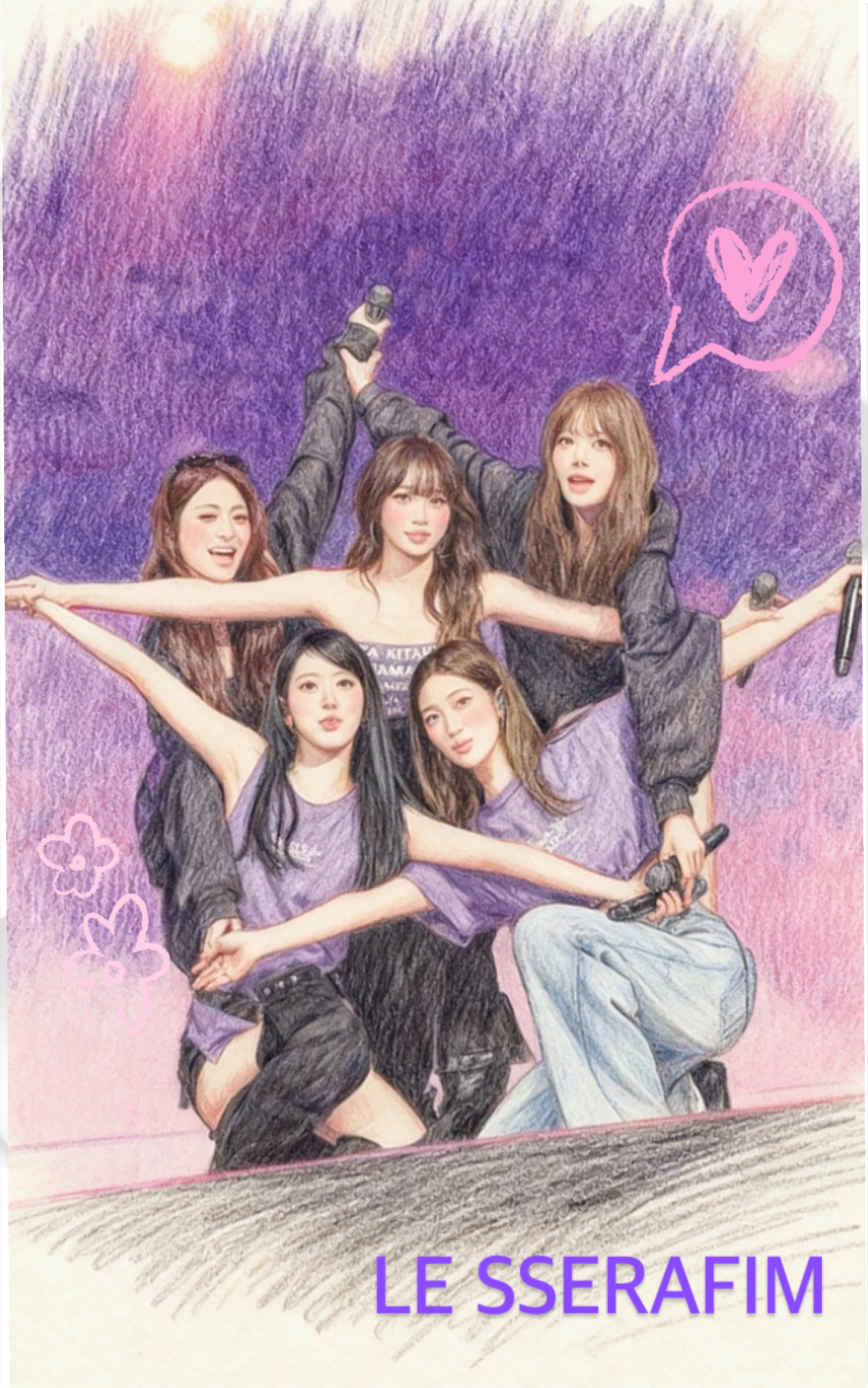 LE SSERAFIM Weverse Fan Letter